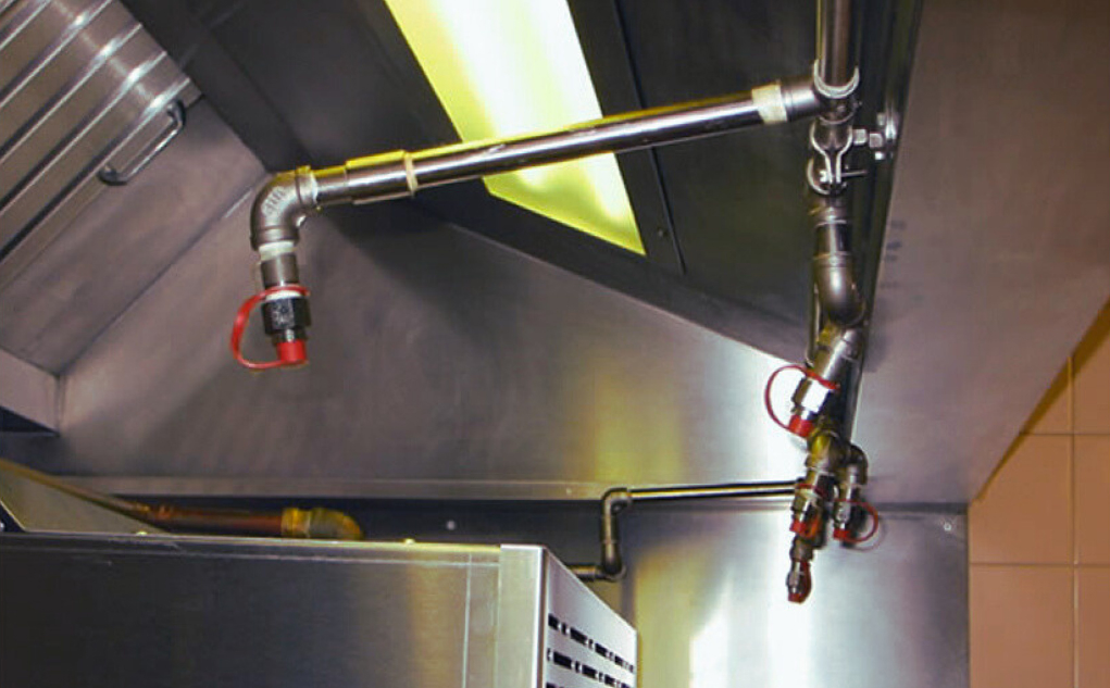 Ansulex släcksystem i rostfritt stål – service och underhåll för brandskydd